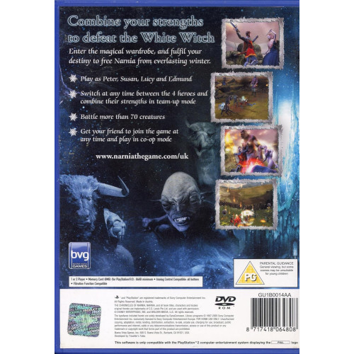 Употребявана The Chronicles of Narnia - The Lion,The Witch and The Wardrobe за PS2