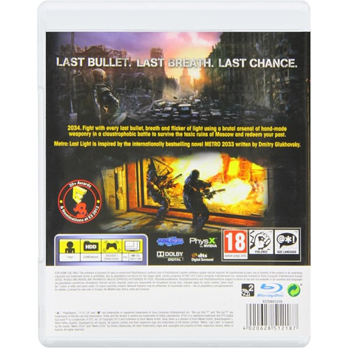 Употребявана Metro Last night за PS3