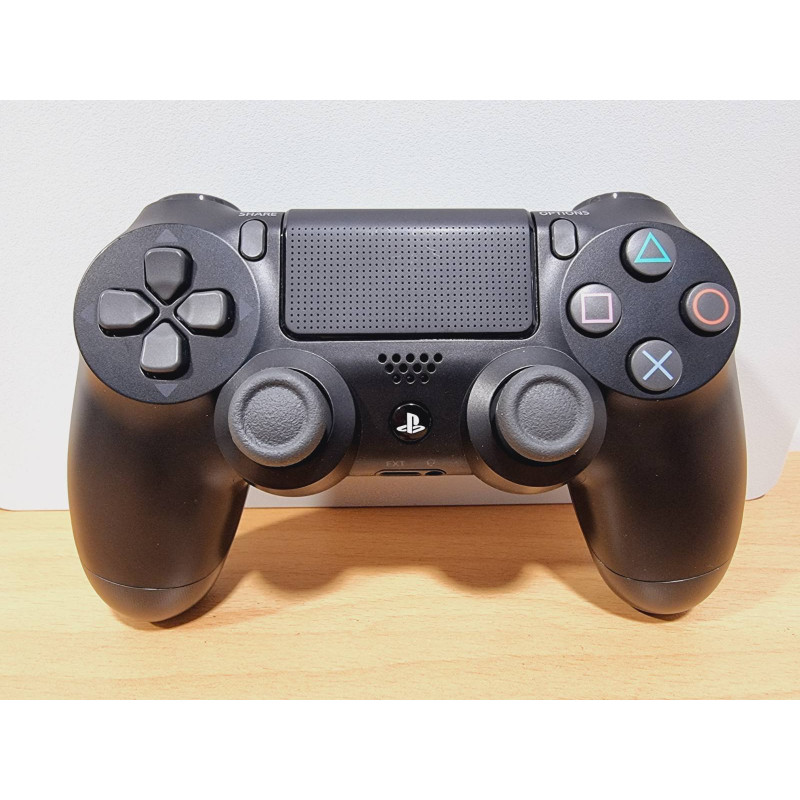 Реновиран контролер DualShock 4 V2, черен за PS4