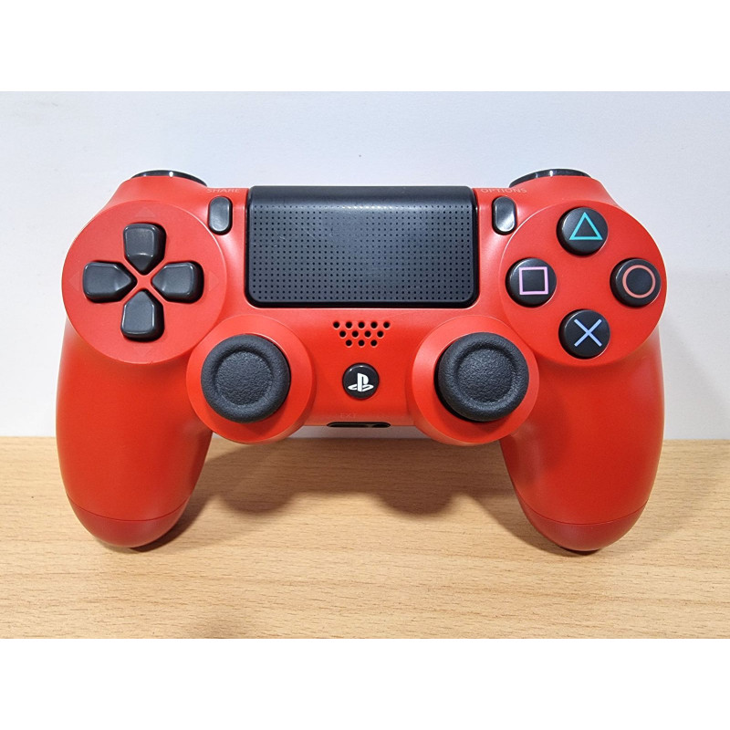 Реновиран контролер DualShock 4 V2, червен за PS4