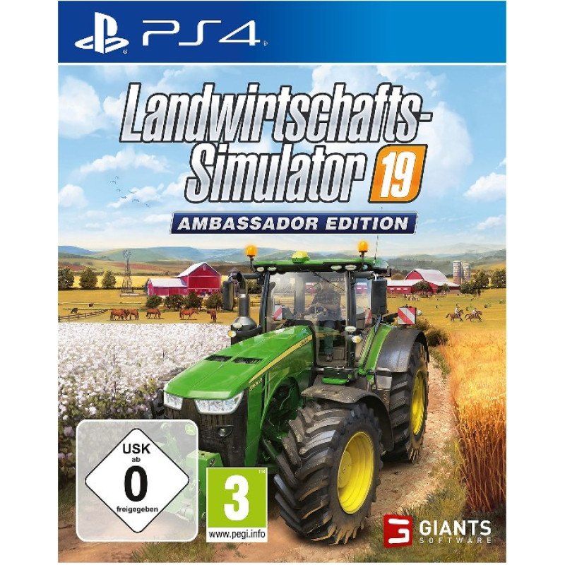 Landwirtschafts-Simulator 19 (Farming Simulator 19) Ambassador Edition за PS4