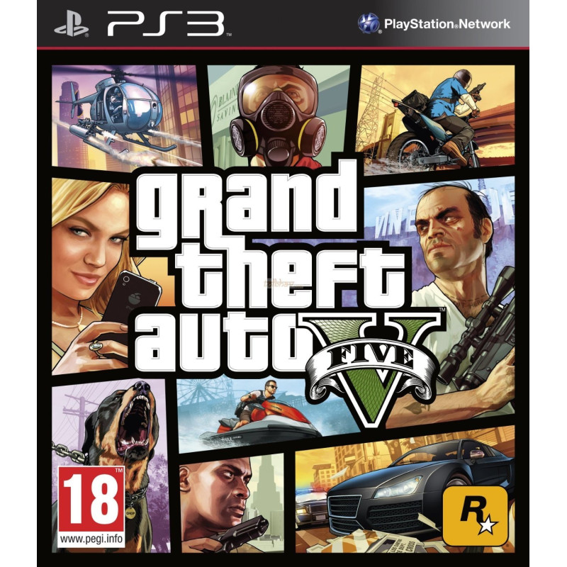 Употребявана Grand Theft Auto (GTA V) за PS3