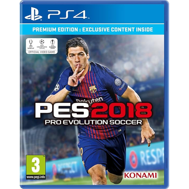Употребявана Pro Evolution Soccer (PES) 2018 за PS4