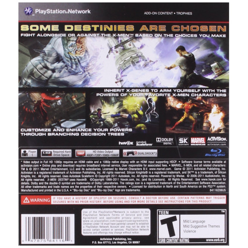 Употребявана X-MEN DESTINY за PS3
