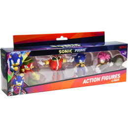 Фигурки Sonic Prime Action Figures пакет от 4 броя, Вариант 1