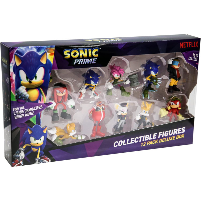 Фигурки Sonic Prime Collectible Figures пакет от 12 броя Deluxe Box, Вариант 1