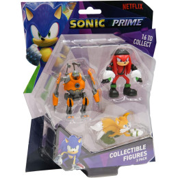 Фигурки Sonic Prime Collectible Figures пакет от 3 броя, Вариант 2