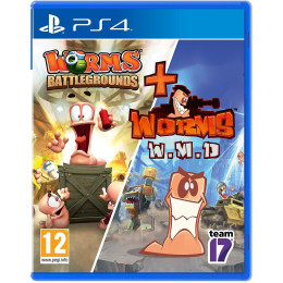 Worms Battlegrounds + Worms WMD - Double Pack  за PS4