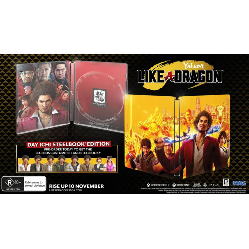 Yakuza: Like a Dragon Day Ichi Steelbook Edition за PS4