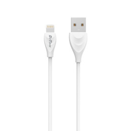 Кабел за данни DeTech DE-24i, Lightning (iPhone 5/6/7/SE), 1.0m, Бял