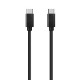 Кабел за данни DeTech, USB Type-C - USB Type-C 2.0, 1.0m, черен