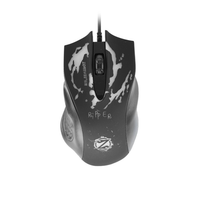 Геймърска мишка ZornWee Ripper XG66, черна, оптична
